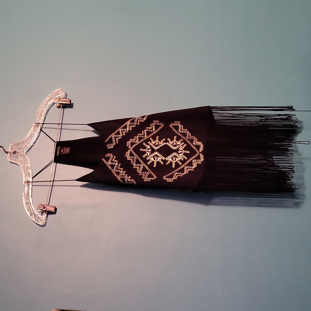 Dark Blue/Black Rue21 Fringe Tank Top